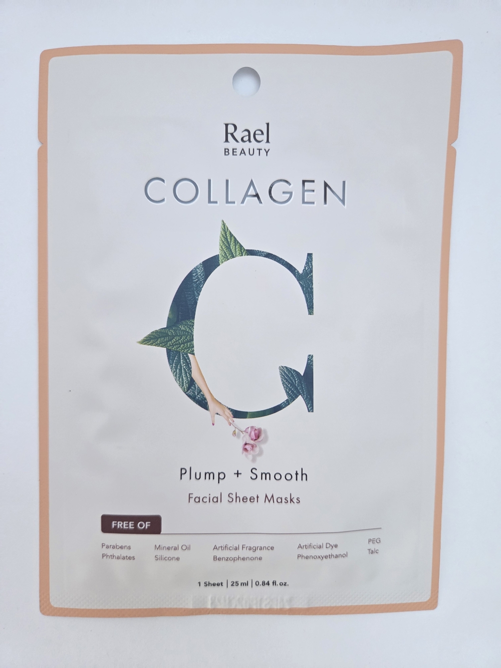 $3 When Bundled with $12+ Rael Beauty Collagen Sheet Mask